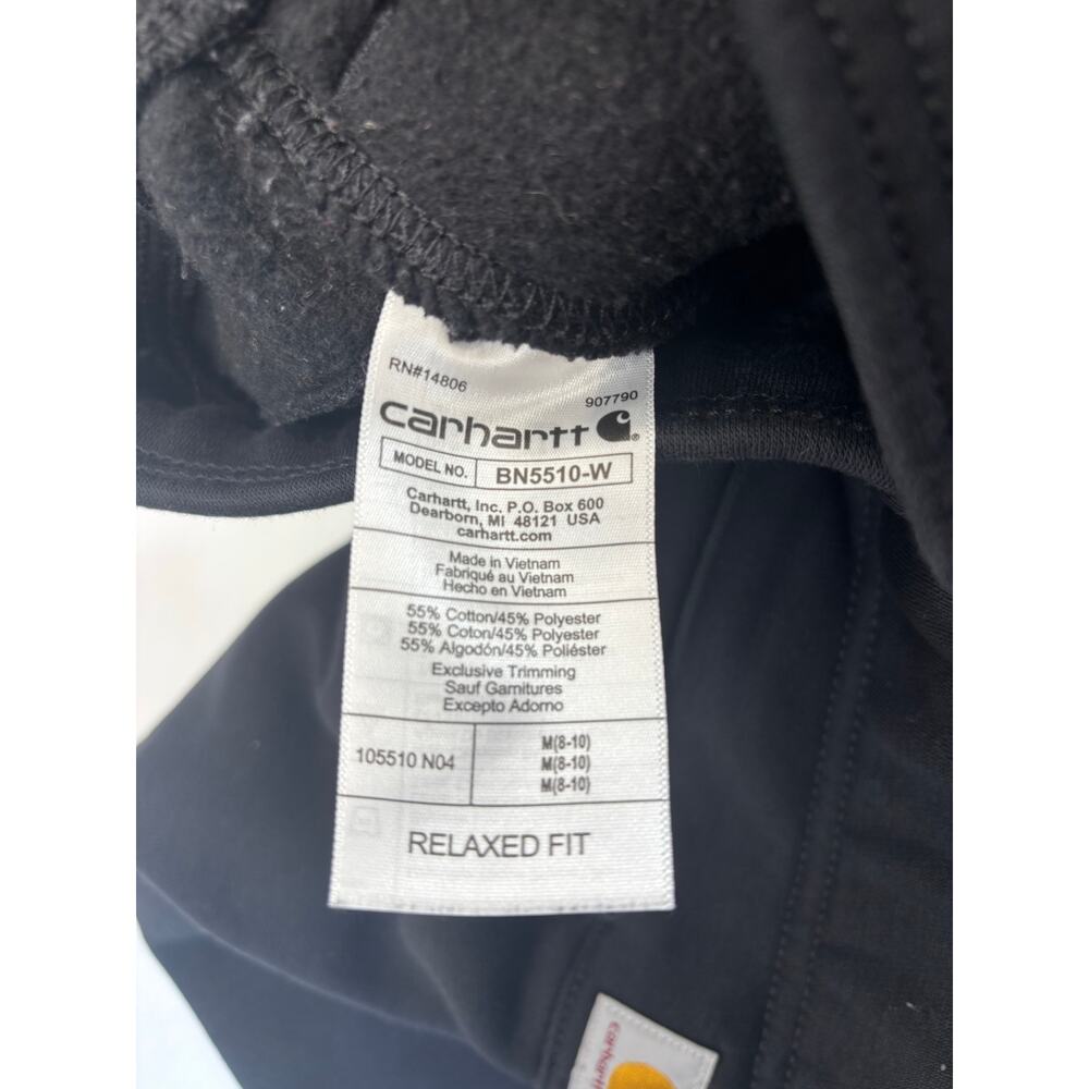 Carhartt WIP Chase Sweat Pants Black/Gold Logo Mens Size Joggers - Picture 3 of 6